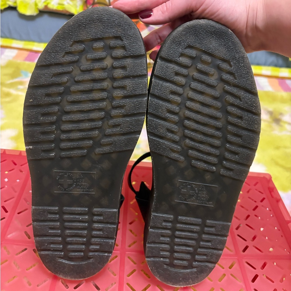 Dr. Martens CLARISSA II WOMEN'S LEATHER PLATFORM SANDALS - Picture 9 of 9